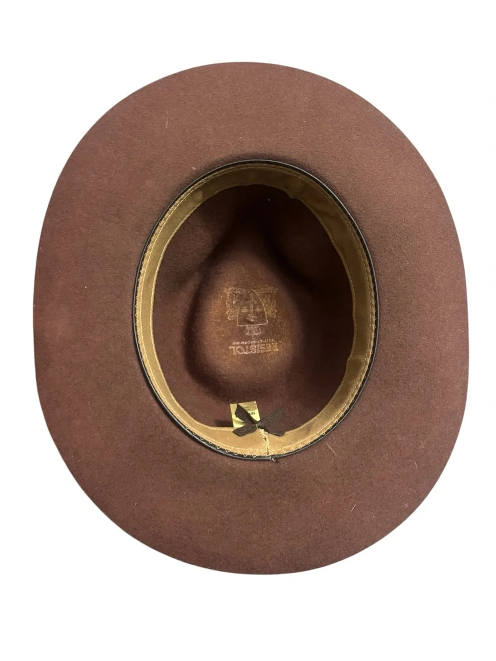 Resistol Brown Wool Felt Cowboy Hat Medium